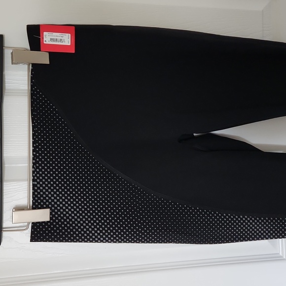 Spanx Black Asymmetrical Reflective Leggings NWT $128 Sz L Large - Picture 3 of 6